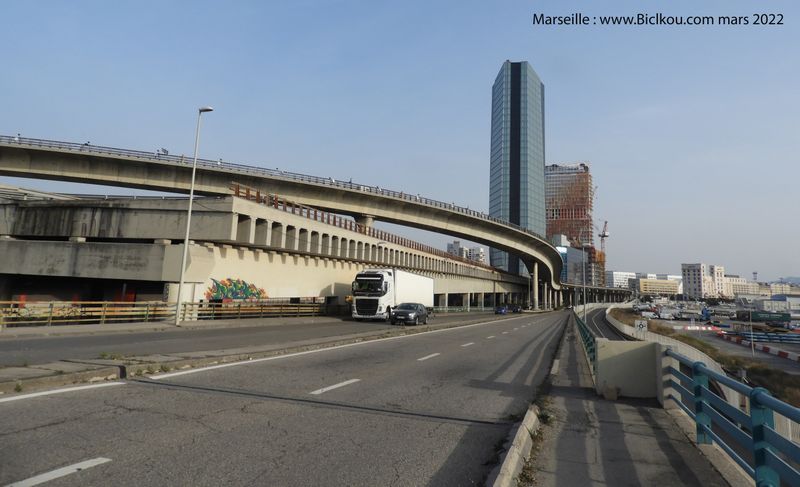 Marseille : Y va falloir rouler sur cette deux fois deux voies . Prions la bonne mère et serrons les miches ..
