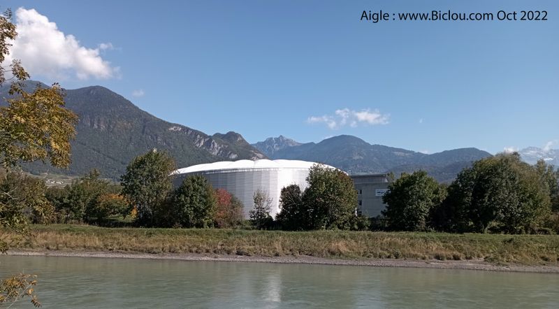 Le vélodrôme de Aigle