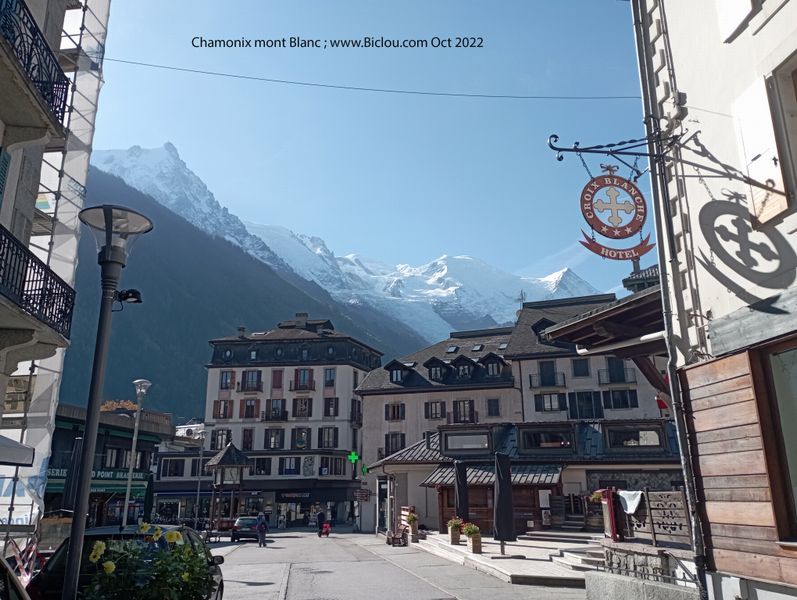 Chamonix Mont Blanc ; zentrum