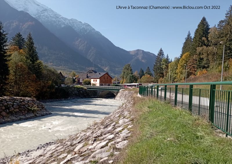 L'Arve en aval de Chamonix