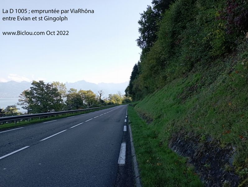 La D 1005 : serrez les F .. et implorer sainte Rita