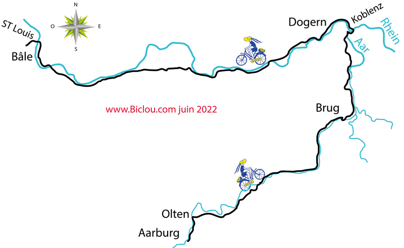 carte-suisse-a-velo-aarburg-rhon-bâle-2022