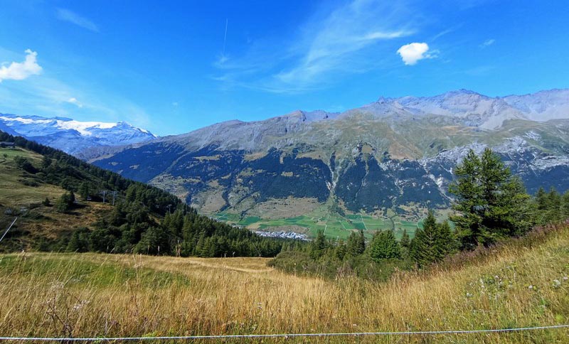 En descendant le col du Mont Cenis, côté France