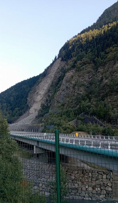 Eboulement en Maurienne 2023