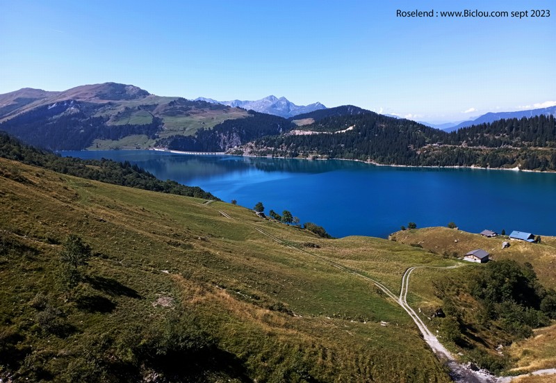 Lac de Roselend et Barrage