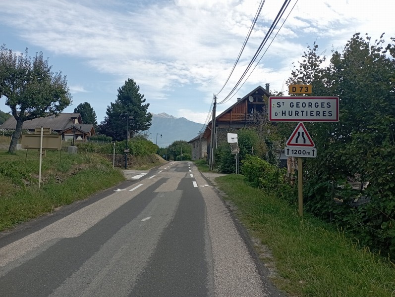 Saint Georges d'Hurtières ; fin de la bosse ! ouf !