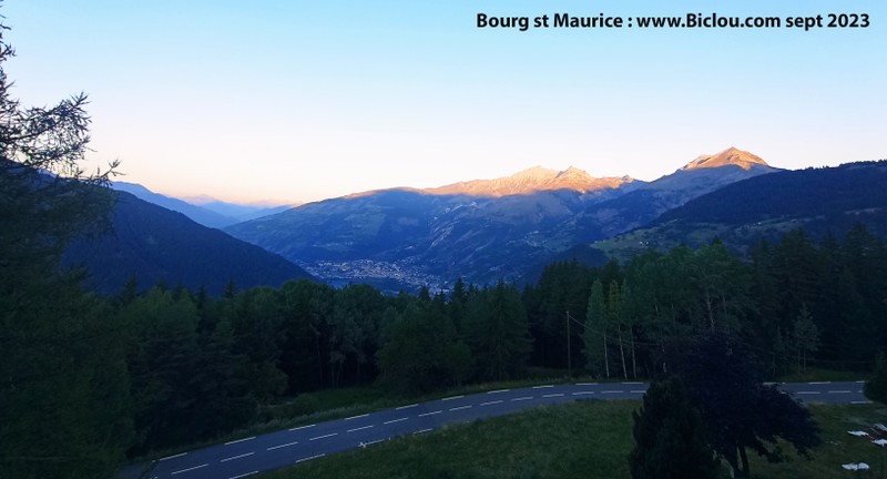 Vue sur Bourg st Maurice