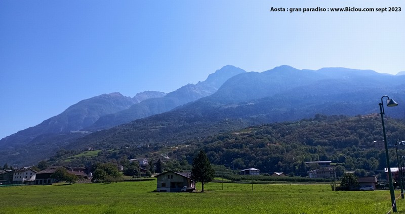 Aosta : massif du gran Paradiso