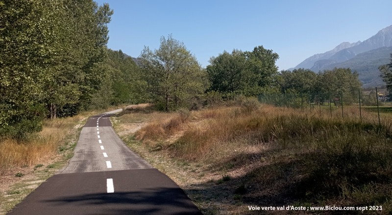 Voie verte de la vallée d'Aoste