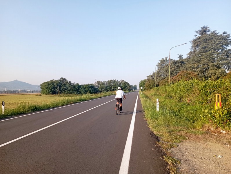 J'étais sur la route toute la sainte journée ..