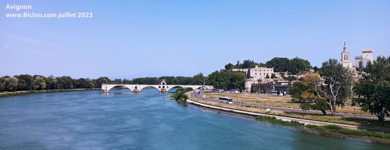 Pont d'Avignon , pont Bénézet en 2023