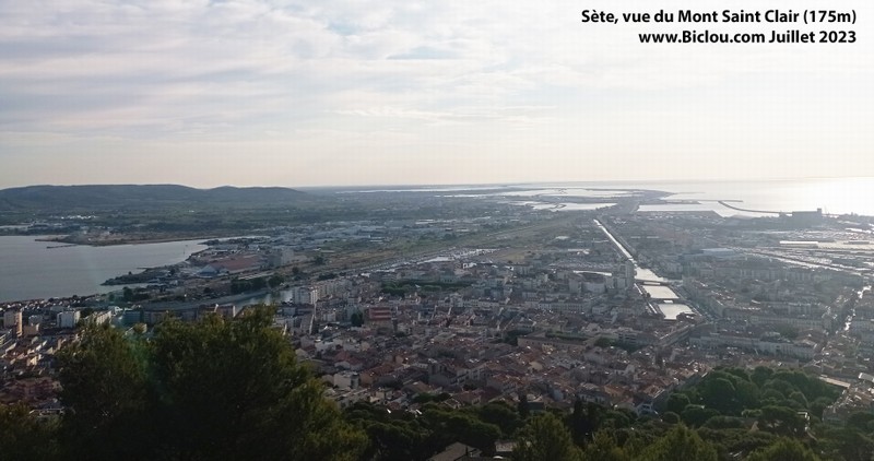 Sète : vue du Mont Saint Clair