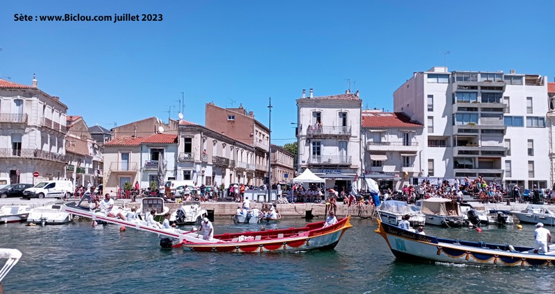 Joutes de Sète en juillet 2023