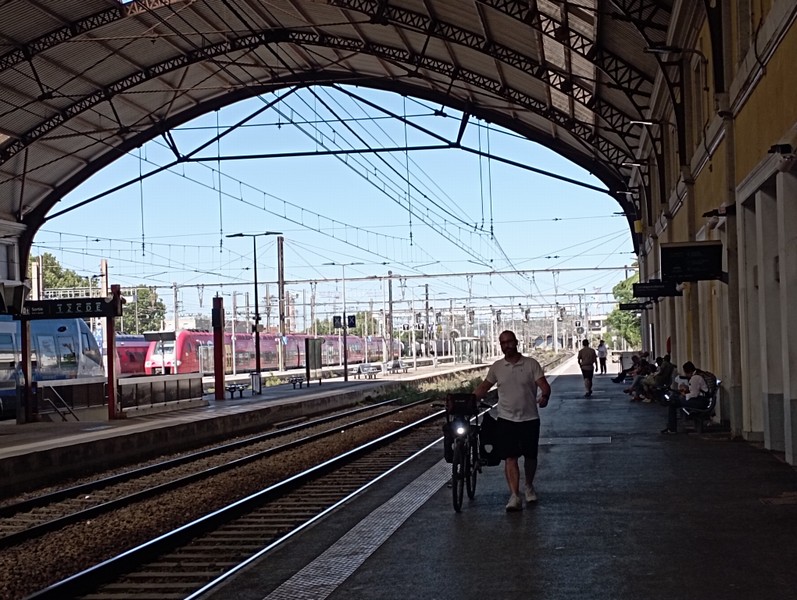 Fin du Foyage, retour en train depuis Sète
