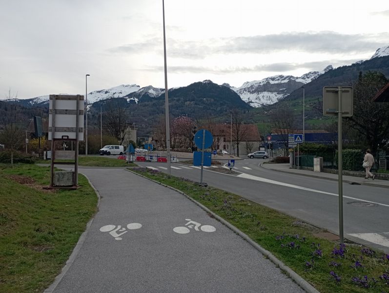 Arrivée à Sallanches : pas vu une balise V-61 