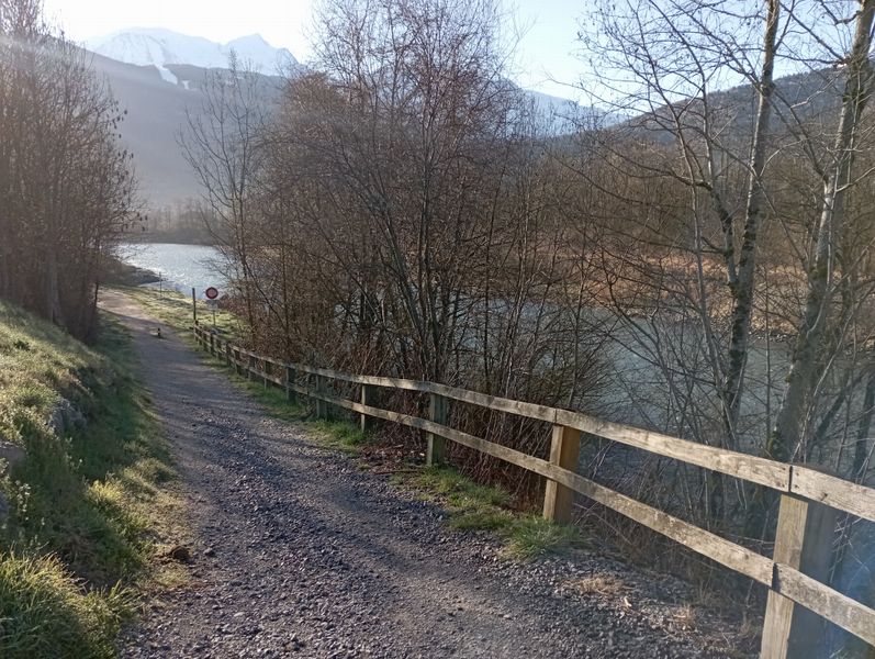 Gravelle le long de l'Arve