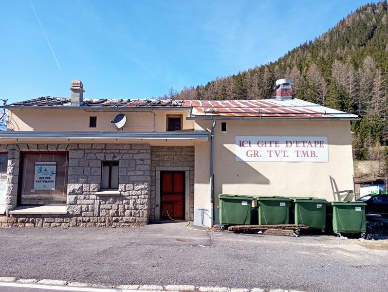Gite d'étape TMB , au col de la Forclaz (Suisse)