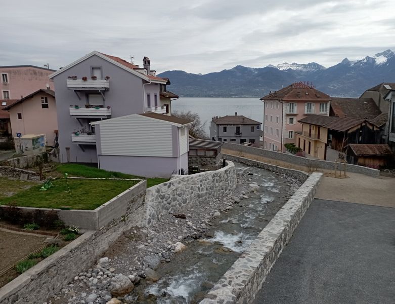 Frontière Franco-suisse à St Gingolph