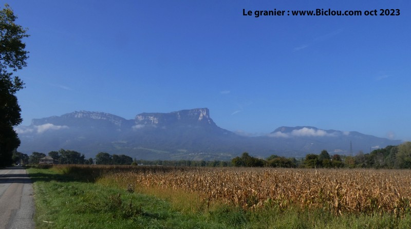 Le Mont Granier, Vu de Francin