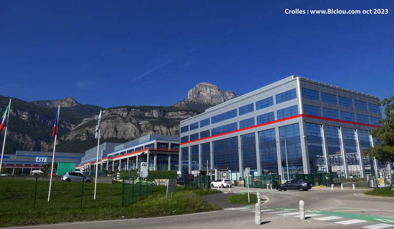 Usines électroniques à Crolles