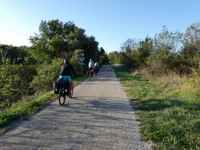 Sacochards Sur ViaRhôna au sud de Valence
