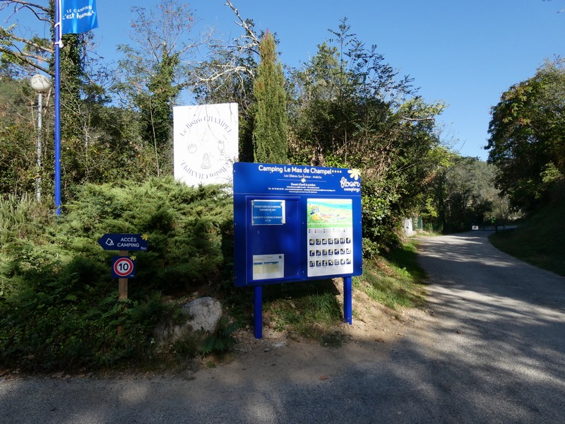 Repérage : Camping en vallée de l'Eyrieux (Dolce Via)