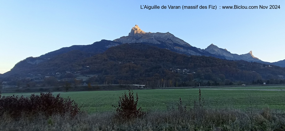 L'aiguille de Varan (massif des Fiz)