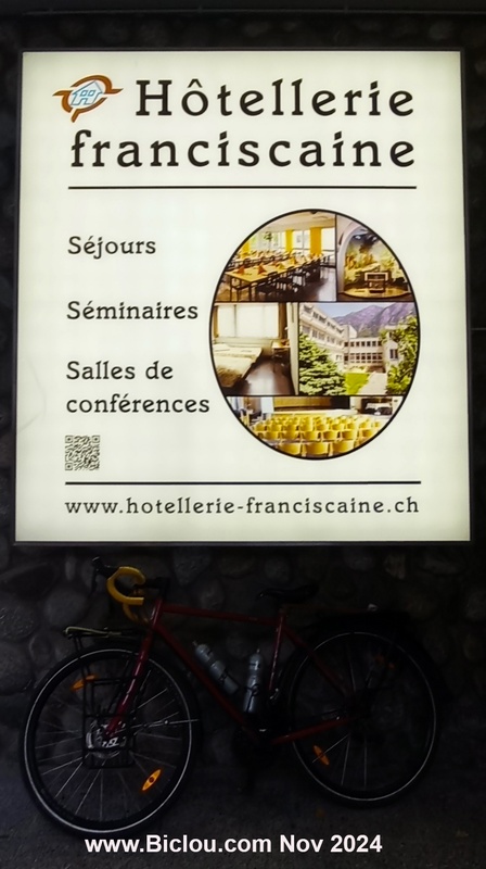 Hôtellerie Franscincaine à Saint Maurice (Valais)<