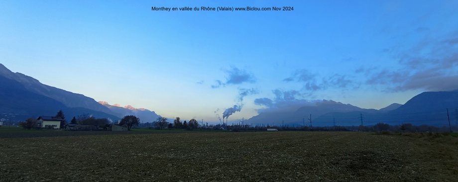 Fumée de Monthey (Valais)