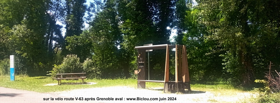 Sur la vélo-route dite : V 63 Grenoble Voreppe : l'art de tout détruire ..