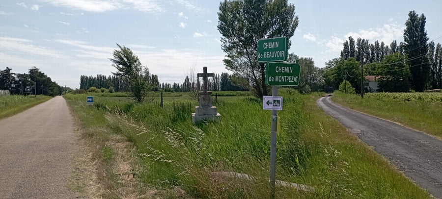 Après Beaucaire, ViaRhôna, suivre chemin de Beauvoir : rien vu pour st gilles..