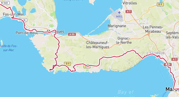 carte-arles-viarhona-fos-marseille-a-bicyclette-2022-par-claudio-de-la-faverges