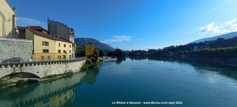 Le Rhône à Seyssel (septembre 2024)