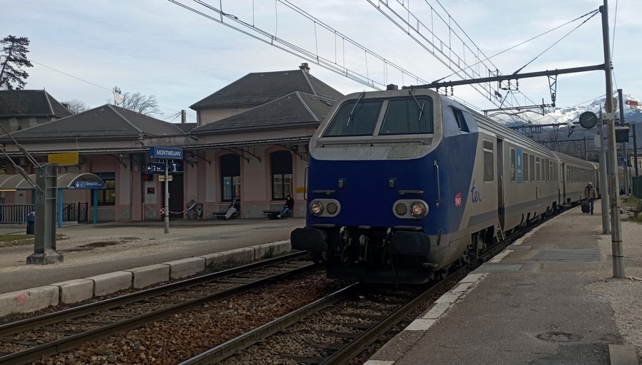 Renato devant Denis Bancel en Gare de Valence (2024)