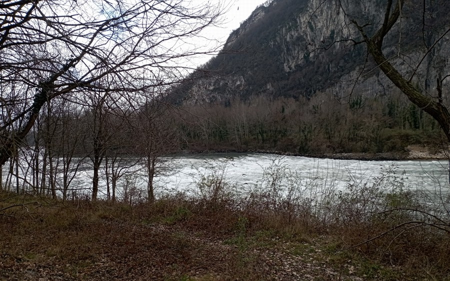 Rapides de L'Isère au niveau du Bec de l'échaillon