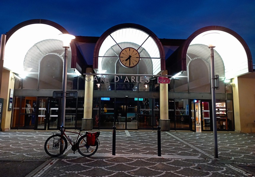 Gare de Arles en Fev 2024