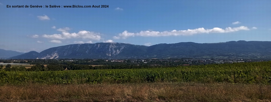 En sortant de Genève : le Salève