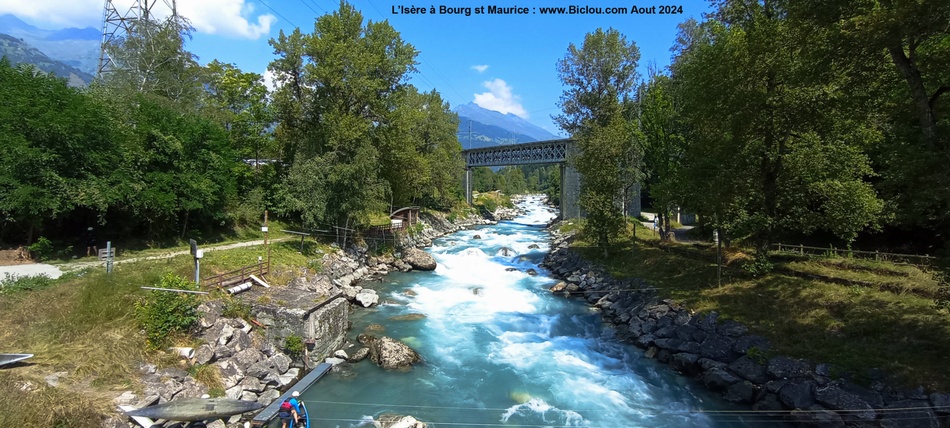 L'Isère à Bourg saint Maurice (Savoie)
