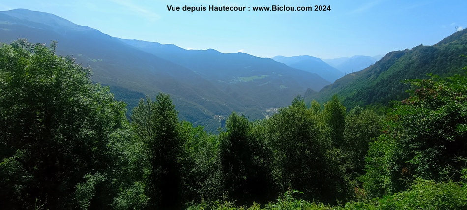 Vue depuis Hautecour (Tarentaise)