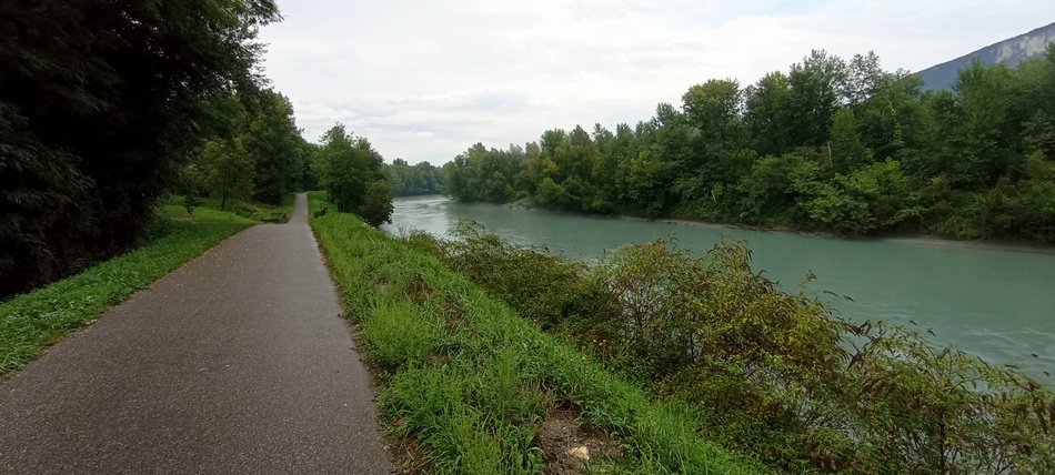 Le long de l'Isère, direction Voreppe