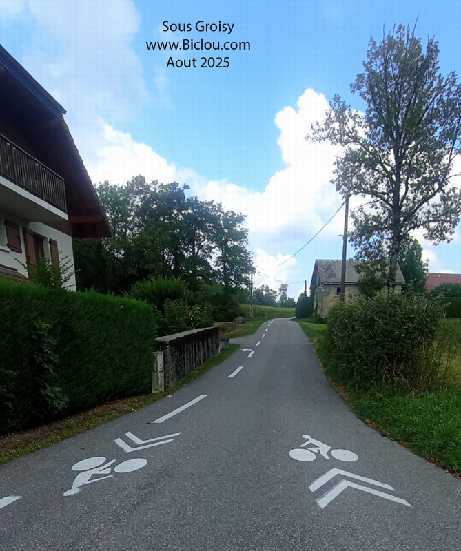 Sous Groisy (haute Savoie) ; attention bel Strapetto , passages à 10 %