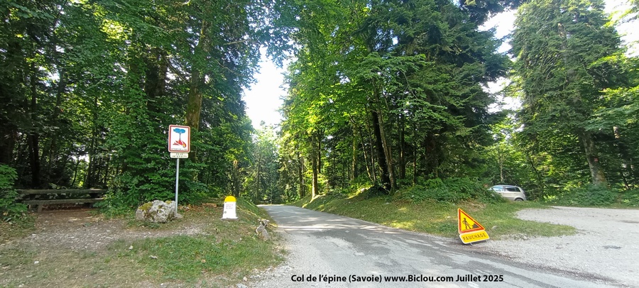Au col de l'épine en 2025, avant la bascile sur Chambéry  ; (savoie)