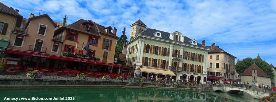 Le Thiou, à Annecy (2025)