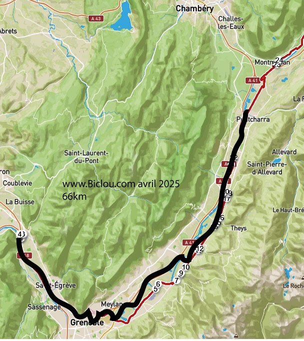 Etape Cycliste deux : PontCharra Grénoble Voreppe