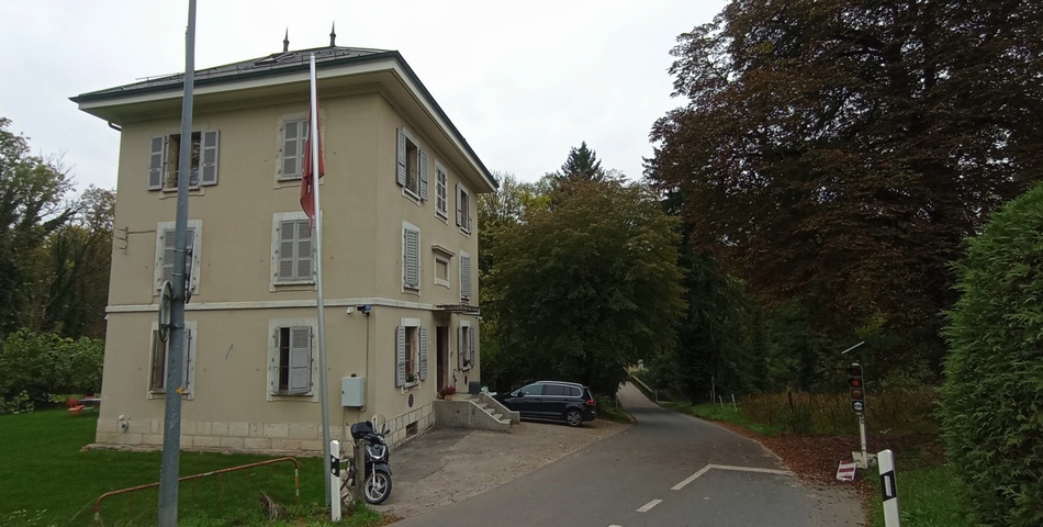 Passage de la Douane Suisse-France à Sézégnin