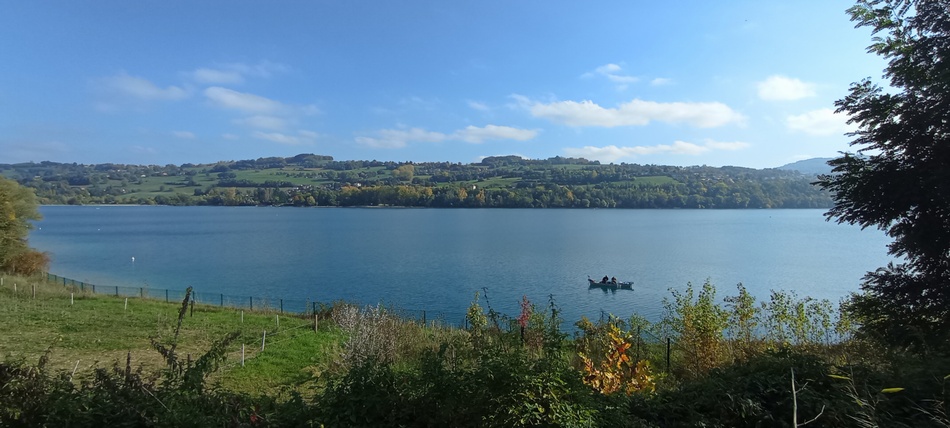 Lac de Paladru, vu en octobre 2025
