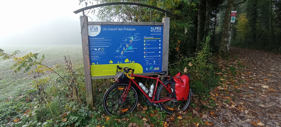 la voie verte dite via Chartreuse du côté de saint josph de rivière