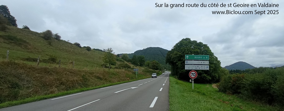 Serrons les F.., Sur la grand' route , du côté de sait Geoire en Valdaine