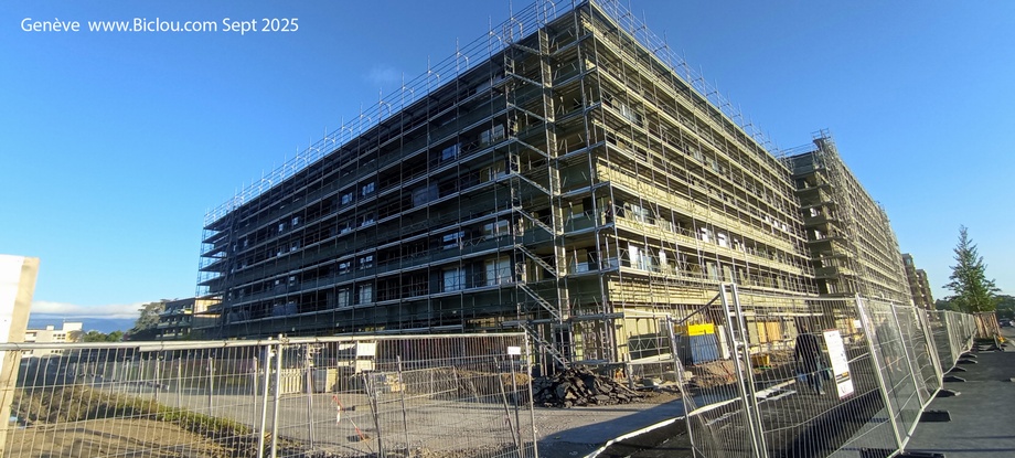 Genève : Nouveau quartier des Grands Esserts (Vessy)