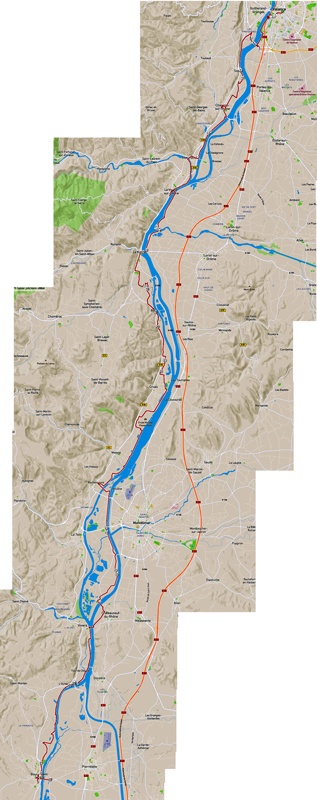Etape : Valence Bourg st Andéol Pierrelatte